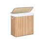 Laundry basket 3 compartments with lid