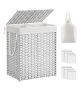 Laundry basket 90L., white