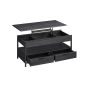 Coffee table 63x50x100cm., black