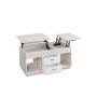 Coffee table 50x100x48cm., light brown
