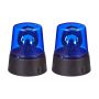 LED signalinės lemputės Relaxdays, 2 vnt, Ø 9,5 × 11,5 cm
