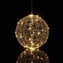 LED šviesos sfera Relaxdays, Sidabrinė