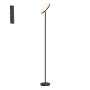 LED toršeras VASAGLE, 30 W, Juoda, 25 × 176 × 25 cm