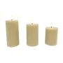 LED žvakės Relaxdays, 3 vnt, 13 × 7,5 cm; 15 × 7,5 cm; 18 × 7,5 cm
