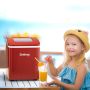Ledo gaminimo aparatas, su valymo funkcija, raudonas, 30 × 22 × 29,5 cm