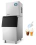 Ice maker VEVOR, 163 kg/24 h, 113 kg capacity