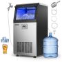 Льдогенератор VEVOR CIM-360T, 54 кг/24 ч, контейнер 14 кг, 40 × 75,9 × 38,5 см