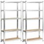 Shelving set AkordV2, 2 shelves, 70 × 154 × 30 cm
