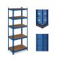Lentynų sistema Relaxdays 10047782.0, 5 MDF lentynos, 70 × 180 × 45 cm