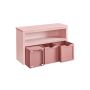 Children's shelf 30x102x60cm., pink