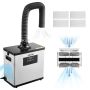 Soldering fume extractor VEVOR DX1002, 4-stage, 52 × 34 × 60 cm