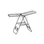 Clothes dryer 51x147x97cm., black