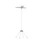 Clothes dryer 65x65x150cm., white/gray