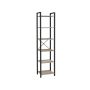 Shelf 30x40x187.5cm., black/gray