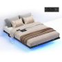 Lovos rėmas VASAGLE, 140 × 200 cm, LED, 2 lizdai, USB-C, 2 USB-A, 140 × 200 cm