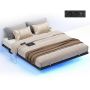 Lovos rėmas VASAGLE, 160 × 200 cm, LED, 2 lizdai, USB-C, 2 USB-A, 160 × 200 cm