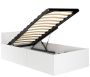Slatted bed NORE CLP, 90x200 cm., white