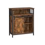 Cabinet LSC089B01, brown/black