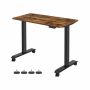 Height-adjustable electric desk with memory function 60 x 120 cm, vintage colors