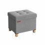 Pouf 32x40x33.5cm., gray