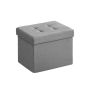 Pouf 31x41x31cm., gray