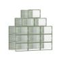 Shoe boxes 12 pieces 33.5x23.2x14.3cm., green