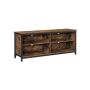 TV cabinet LTV304B01, brown/black