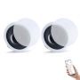 Ceiling speakers VEVOR 845BT, 1 pair, 23 × 26 × 26 cm