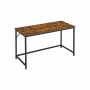 Industrial design desk, brown/black