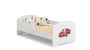 Children's bed Luk with mattress and barrier protection 164 cm x 85 cm x 63 cm, sports car