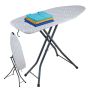 Lyginimo lenta ir garinimo stovas „Relaxdays“ 10053813.0, 2 viename, 109,5 × 87 × 44 cm