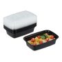 Maisto ruošimo dėžučių rinkinys Relaxdays 10028691.0, 10 vnt., 1 skyrius, 22 × 7 × 15 cm