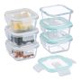 Maisto saugojimo indai Relaxdays 10050118_8078, 6 × 320 ml, 12 × 6 × 12 cm