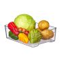 Maisto saugojimo indas Relaxdays, 1 vnt, 9 × 21,5 × 32 cm