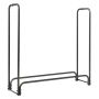 Malkų lentynėlė, su PVC uždanga, Juoda, 4 × 1,2 × 4 pėd