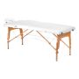 Massage table BALANCE, Foldable, 2 segments, White