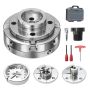 Wood lathe chuck VEVOR CK4-4S-4SET-SS, 4 jaws, 100 × 100 × 72 mm
