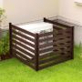 Wooden privacy fence VEVOR SS001, 3 panels, 123 × 94.5 cm