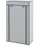 Fabric wardrobe Homcom 83x42.5x162.5cm., gray/black