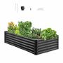 Металлическая высокая грядка VEVOR GM66010-180X90X44, 180 × 90 × 45 см