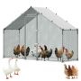 Metal chicken coop VEVOR CRC0301, 1 door, 3.0 × 1.0 × 2.0 m