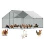 Metal chicken coop VEVOR JD342, 1 door, 3 × 4 × 2 m