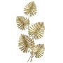 Metal wall decor, Gold, 83 × 39 × 2.5 cm