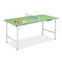 Midi stalo teniso stalas Relaxdays 10039448.0, Su tinklu, 2 raketėmis ir 3 kamuoliukais, 150 × 70 × 70 cm