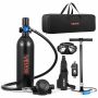 Mini diving cylinder VEVOR S400PLUS-EU, 1 l, Ø89 × 285 mm