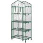 Mini greenhouse, 4 shelves, 69 × 50 × 165 cm