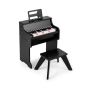 Mini skaitmeninis pianinas, 25 klavišai, su taburete, 38 × 24 × 47 cm