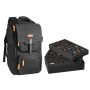 Miniature bag VEVOR ZL-SND-0666, 3 layers, 58 figurines, Black, 29 × 25 × 55 cm