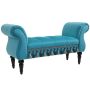 Soft bench Homcom 117x40x58cm., blue/black