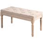 Soft bench Homcom 80x40x43cm., beige